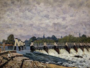 阿爾弗萊德 西斯萊 Molesey Weir, Morning 阿爾弗萊德 西斯萊 Molesey Weir, Morning